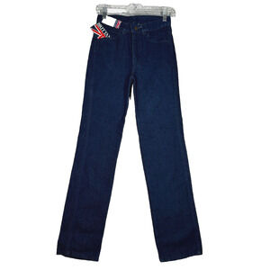 Brittania Jeans Womens 4 27 Blue Straight Student High Waisted‎ Classic Vintage
